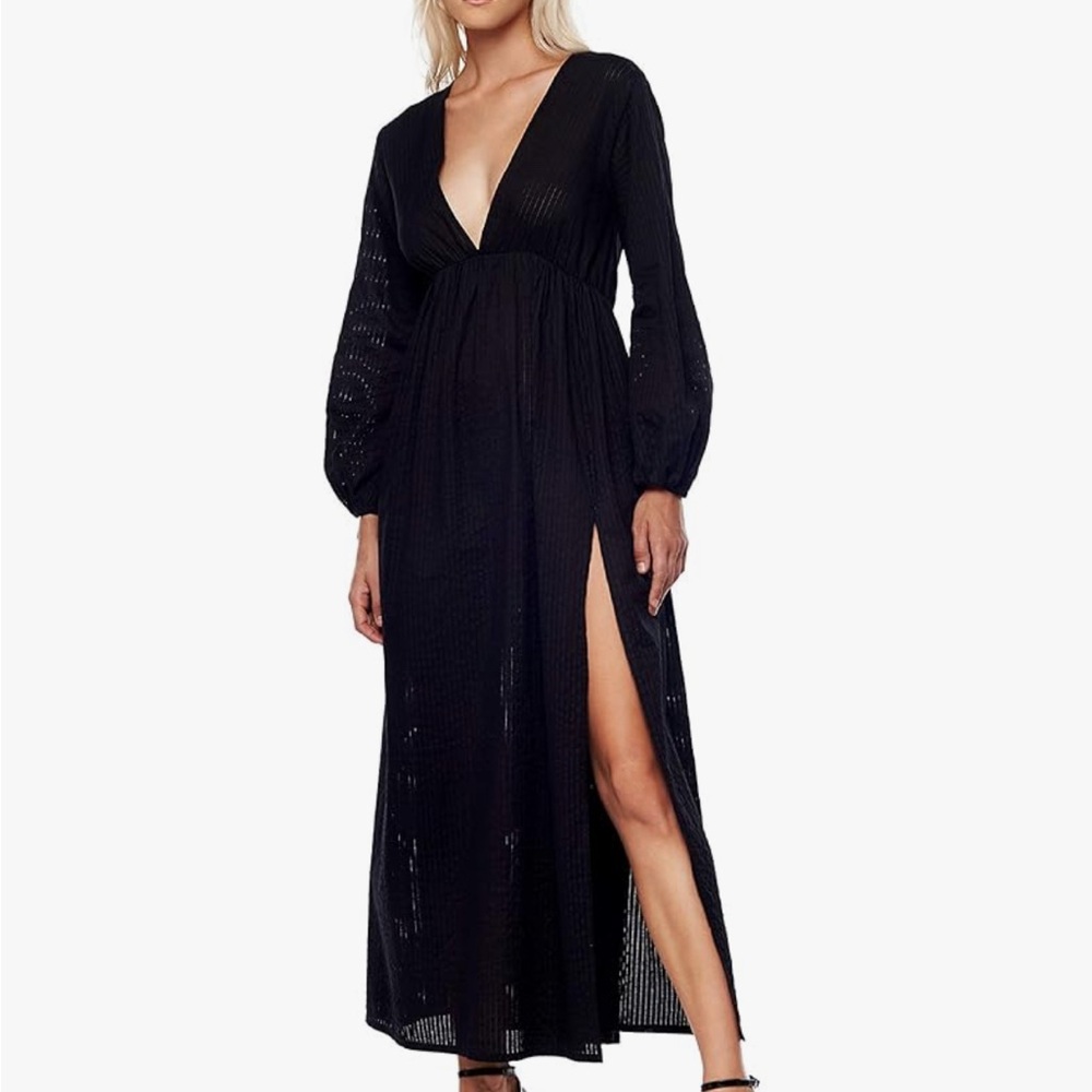 Jonny Cota Black Maxi Dress